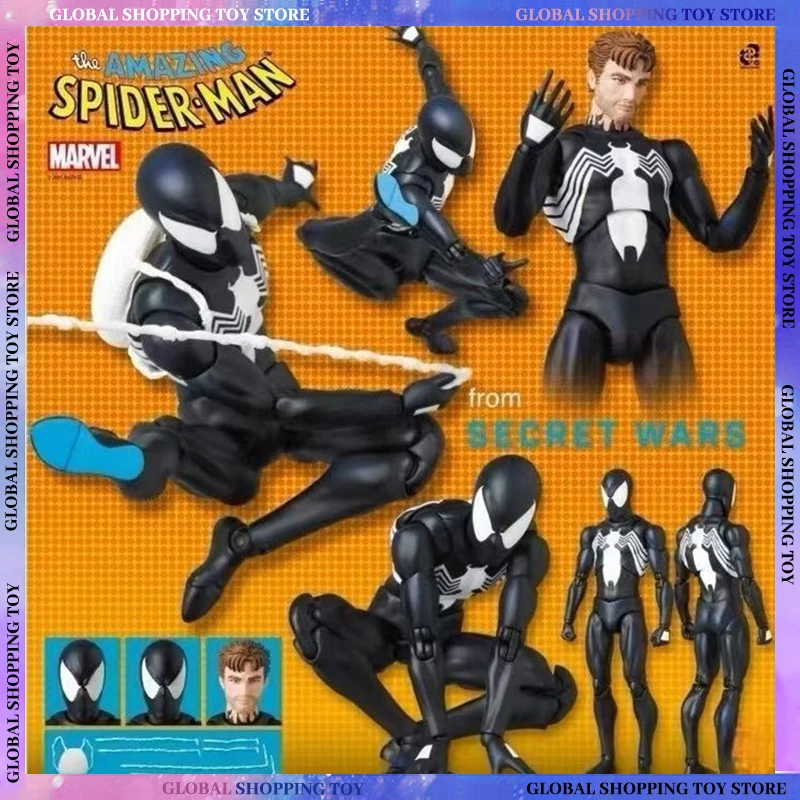 

CT 1/12 in Stock Anime The Amazing Spider-Man MAFEX 147 S.H.Figuarts Spider Man Venom Symbiotic Action Figures 6" Model Toy