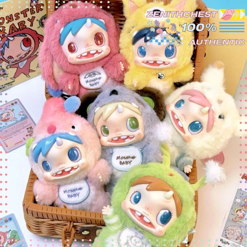 

POP MART Official POLAR Monster Baby Collection Series Plush Keychain Ver.1 Blind Box Cute Collectible Bag Pendant Mystery Toy