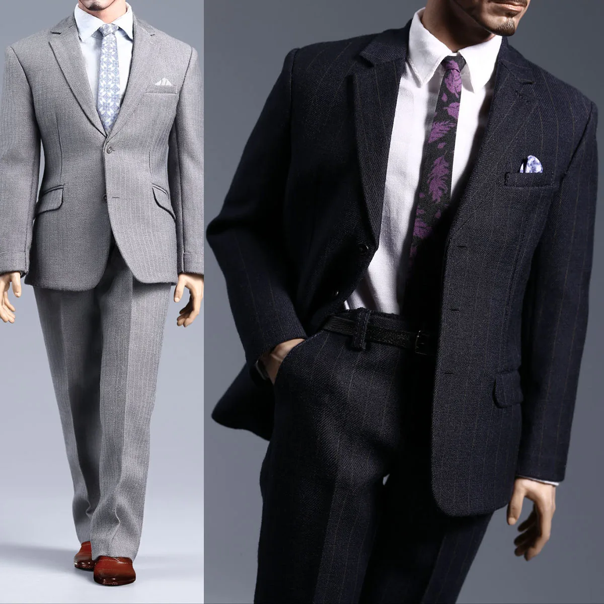 

POPTOYS COSTUME X36 X37 1/6 Scale Autumn Male Western-style Suit Business Clothes Model Fit BD001 12'' Soldier Action Figure