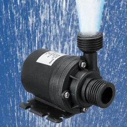 Ultra Quiet Water Pump Mini DC 12V/24V 19W 800L/H Garden Pond Fountain Brushless Motor Submersible Pump Aquarium Fish Tank Pump