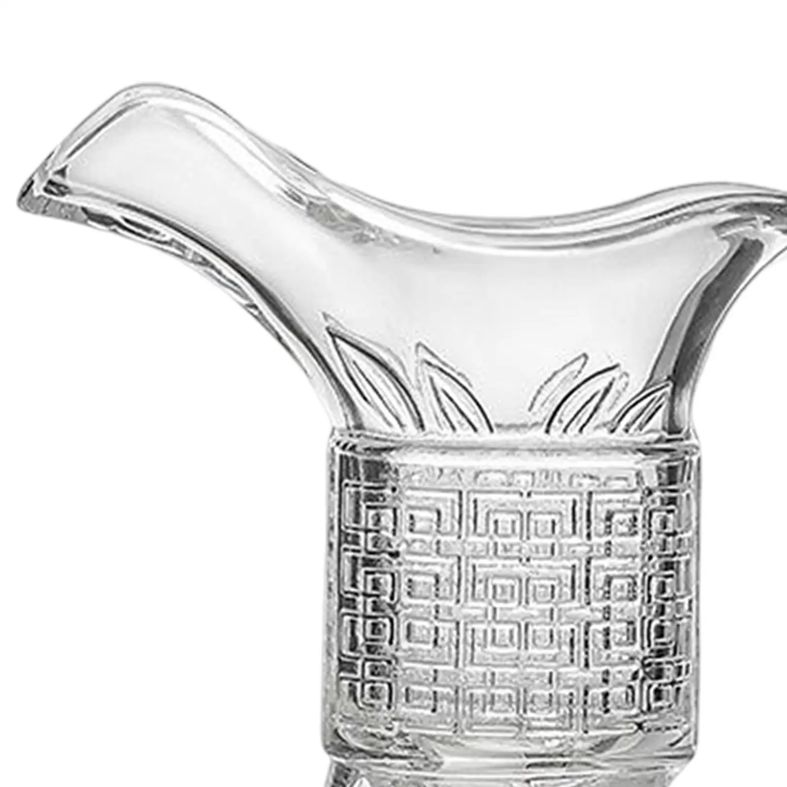 Glass Cup Dispenser Chinese Style Archaize Jue Triple Foots Wine Tripod Cup
