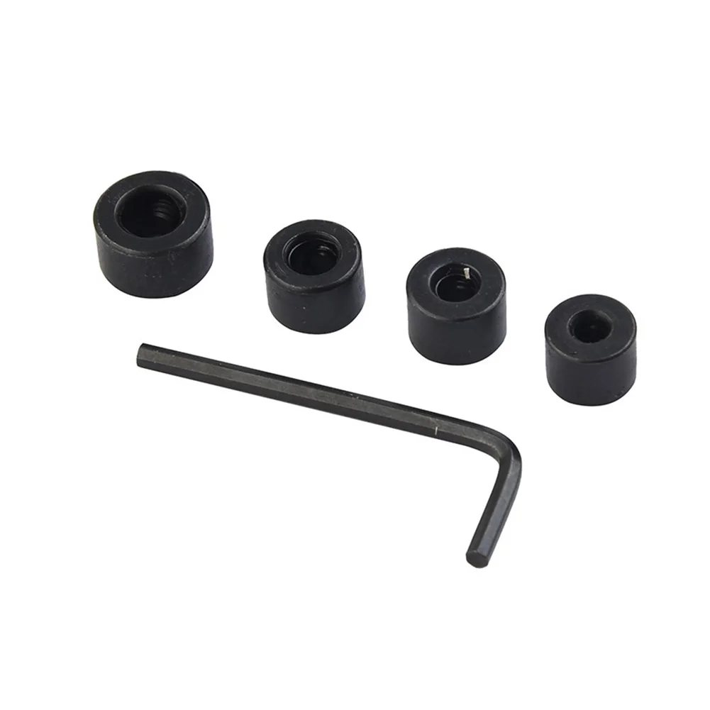 

Wrench Bit Drill Limit Ring For Standard Drill Bits 5pcs/set Black Drill Bits Metal Multi Size Power Tools Home