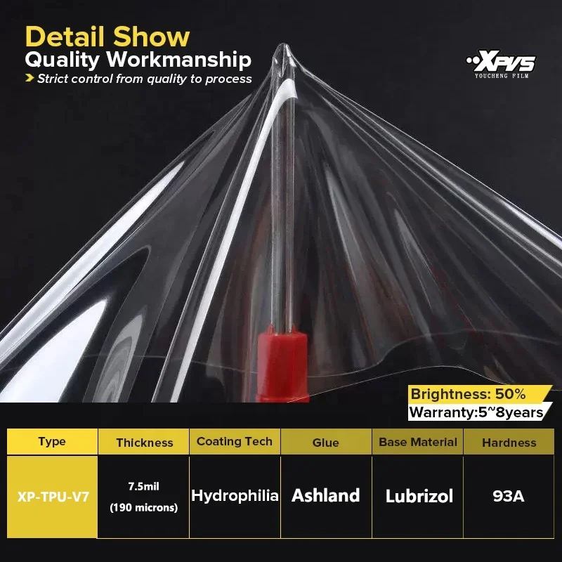 Film Pelindung Cat Keramik Anti Gores XPVS Ppf Tpu 7.5mil Nano Coating Film Pelindung Cat Tpu Ppf