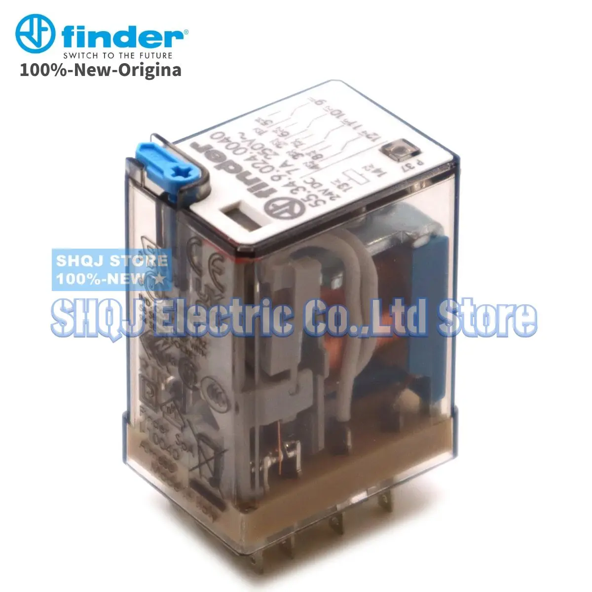 FINDER 100%-NEW 55.34.9.024.0040 RELAY 1PCS 55.34 24VDC 7A 250V 14PIN 4CO original