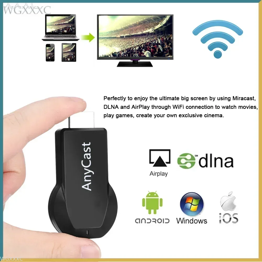 HD 1080P M9 plus Wireless WiFi Display TV Dongle Receiver HDMI-compatible TV Stick for DLNA Miracast for AnyCast for Airplay
