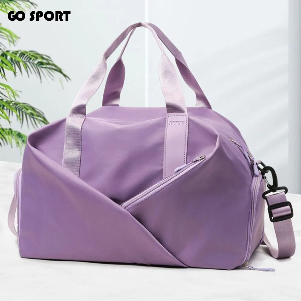 

Вместительная спортивная сумка для спортзала, водонепроницаемая, с разделением на сухое и влажное отделения, для путешествий, прочная, легкая, многофункциональная, для плавания