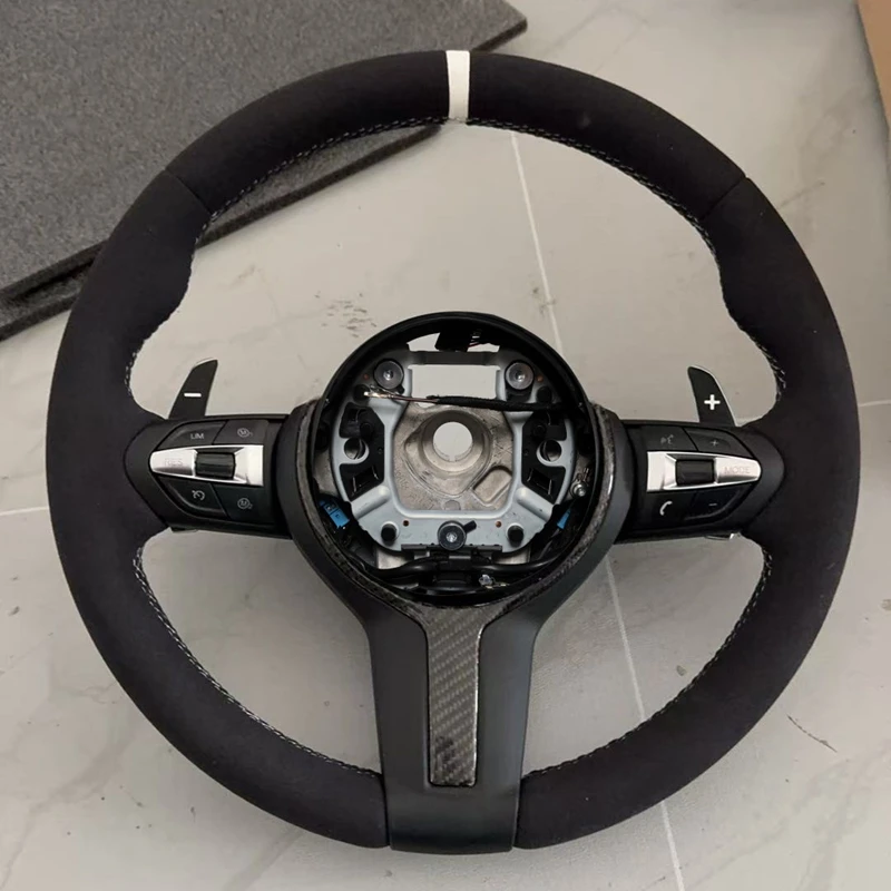 ALL Suede Leather M Thread Steering Wheel For BMW F10 F11 F20 F21 F22 F25 F30 F31 F32 F33 F34 F36 F01 F06 F07 F12 F13