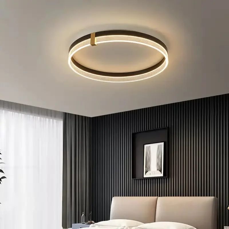 Modern LED Ceiling Lamps For Living Room Dining Room Bedroom With Remote Control Round Ceiling Chandelier Decor Lighting Fixture