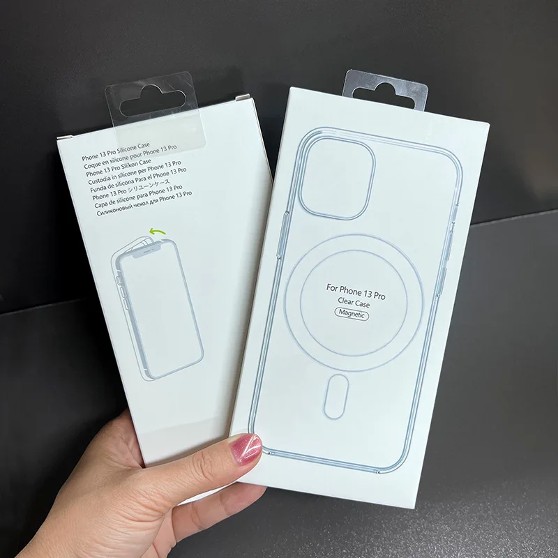New Transparent Acrylic Clear Case For iPhone 16 15 14 13 12 11 Pro Max Magnatic For Magsafe Wireless Charge Cover image 5