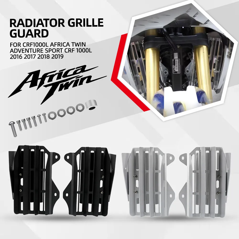 Motorcycle Radiator Guard Protector Grille Cover For Honda CRF1000L Africa Twin Adventure Sport CRF 1000L 2016 2017 2018 2019