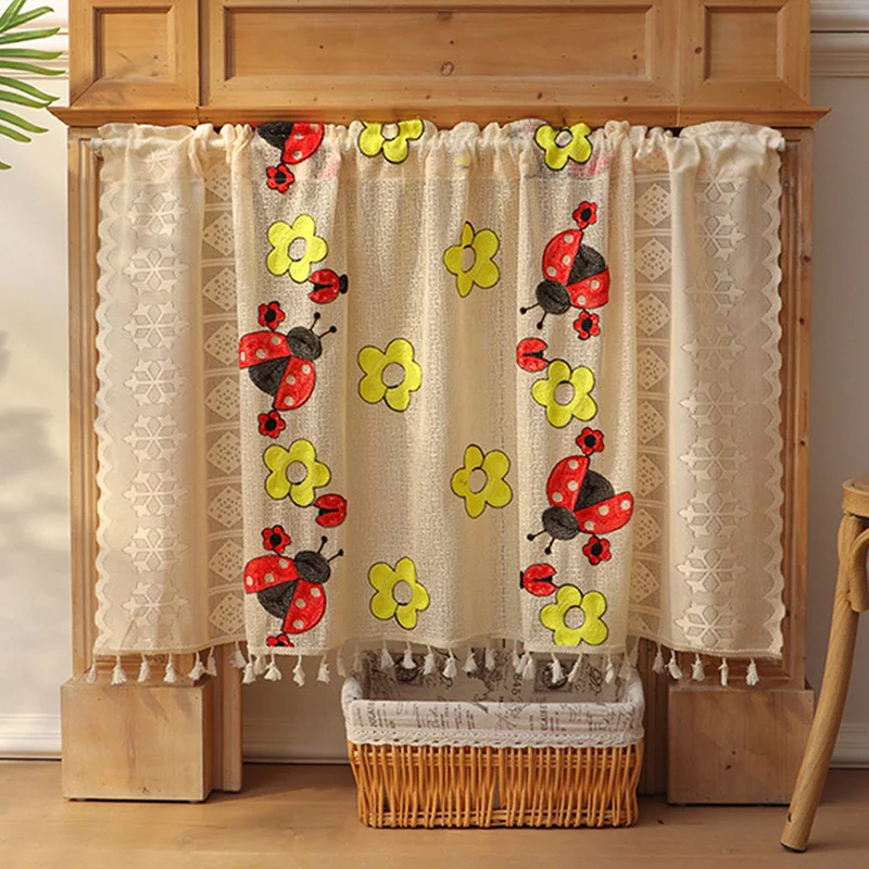 Short Curtains Lace… - image
