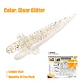 6cm Clear Glitter