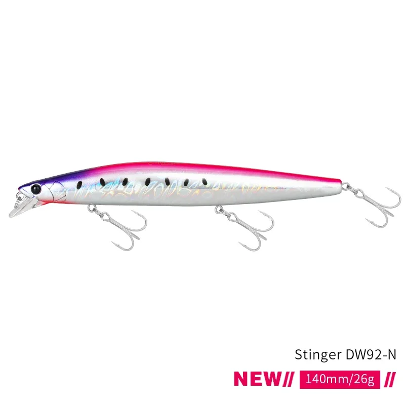 Tsurinoya Stinger 140S Visaas Zinkende Minnow Dw92 140Mm 26G Zoutwater Zeebaars Ultra Lange Casting Grote Harde Aas Jerkbait