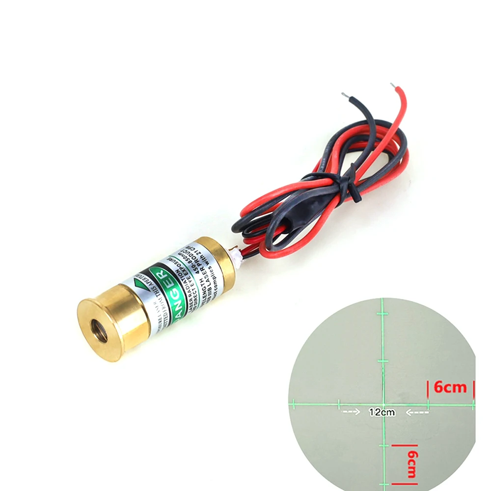 532nm Groene Kruis Schaal 13Mm Laser Positionering Lamp Infrarood Laser Module