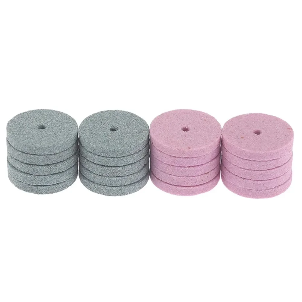 10Pcs 20mm Emery Resin Mini Grinding Wheel  Polishing Mounted Stone For Grinder Drill Buffing Wheel Woodworking Tools