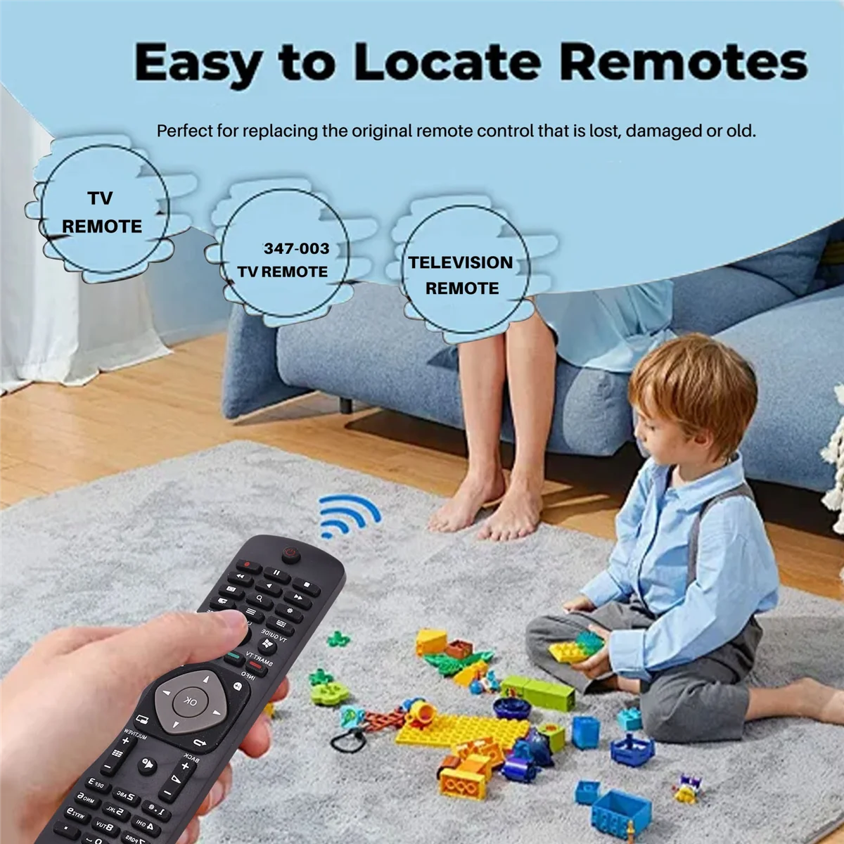 HOT New Replacement TV Remote Control for Philips YKF347-003 TV Television Remote High Quality Accessories Part Control