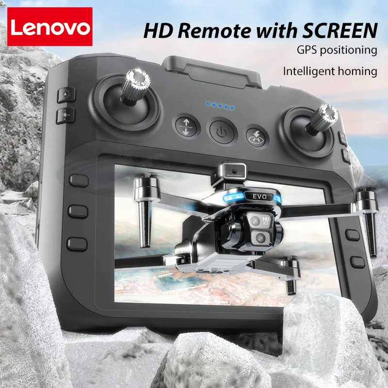 Profesjonalny dron Lenovo SG901 MAX GPS z kamerą 8K HD do zdjęć powietrznych, z funkcją unikania przeszkód, większym ekranem na pilotie, składany, z silnikami bezszczotkowymi. — zdjęcie produktu 5