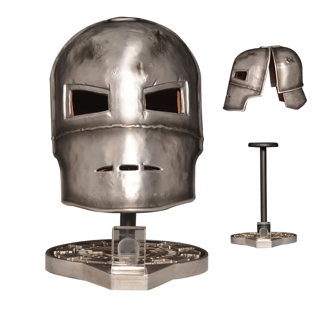 Iron Man Mark I (mk1) 1:1 Scale Helmet Replica - Wearable Full Metal Prop
