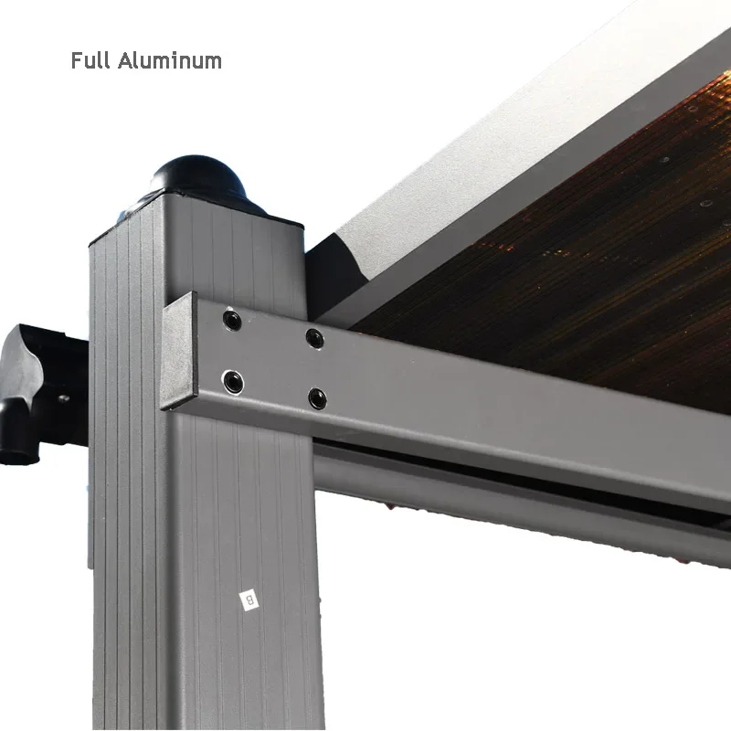 2026 balcony sun car awning home garden pergola awnings Outdoor canopy Carport Outdoor Aluminium Waterproof Louver Roof Cover Ga
