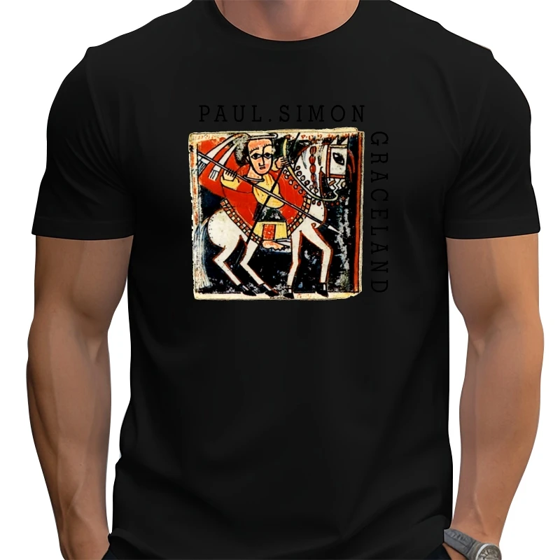 Vintage 80s 1987 PAUL SIMON GRACELAND tour concert Australian t-shirt