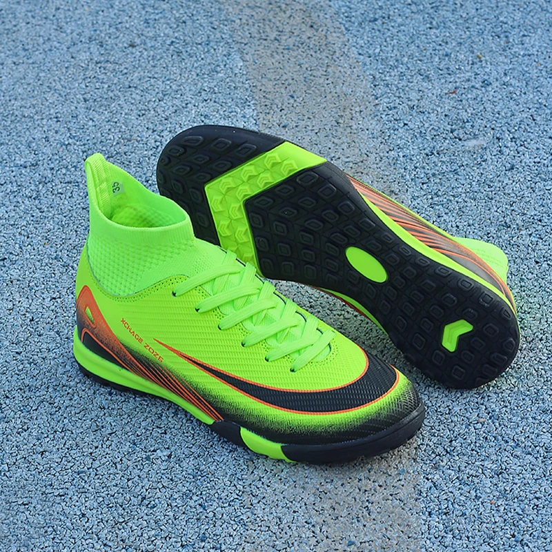 Men Breathable Soccer Cleats Cool Breathable Experience Early Outdoor Sports Running Shoes