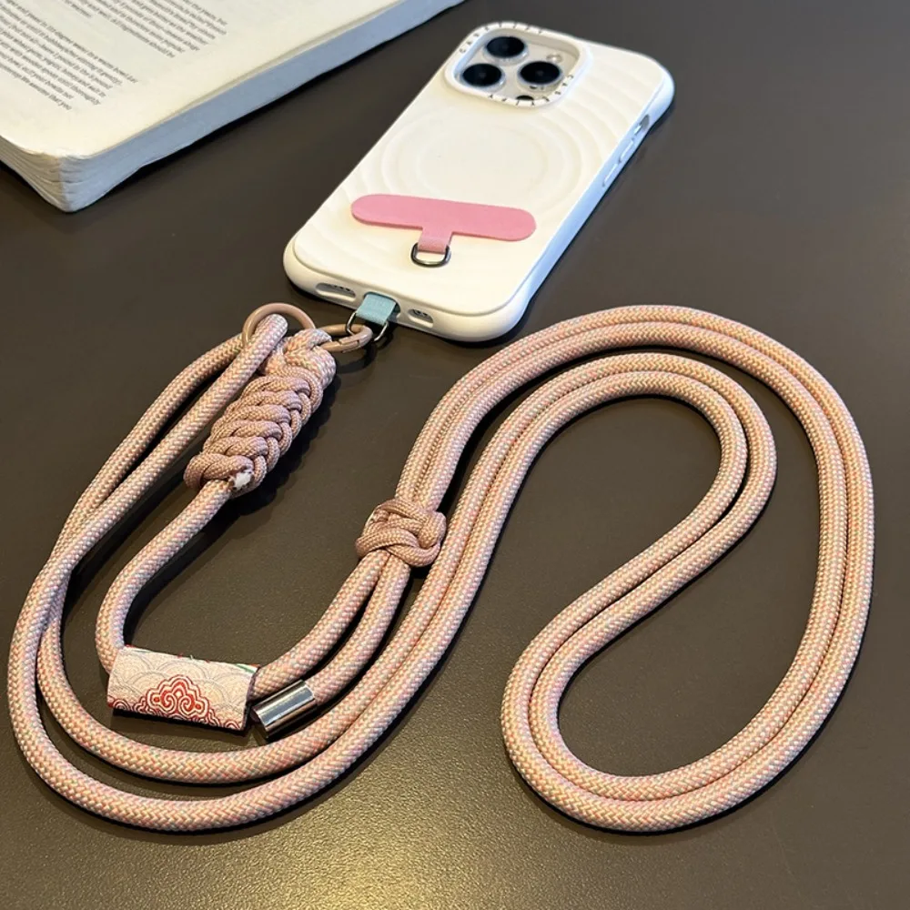 

Adjustable Mobile Phone Straps Dual-purpose Neck Rope Crossbody Lanyard Long Retro Style Phone Hanging Rope Women Girls