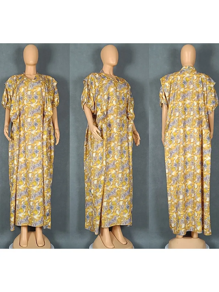 African Dresses For Women Muslim Fashion Abayas Boubou Dashiki Ankara Outfits Evening Gown Dubai Kaftan Abaya Robe Marocaine