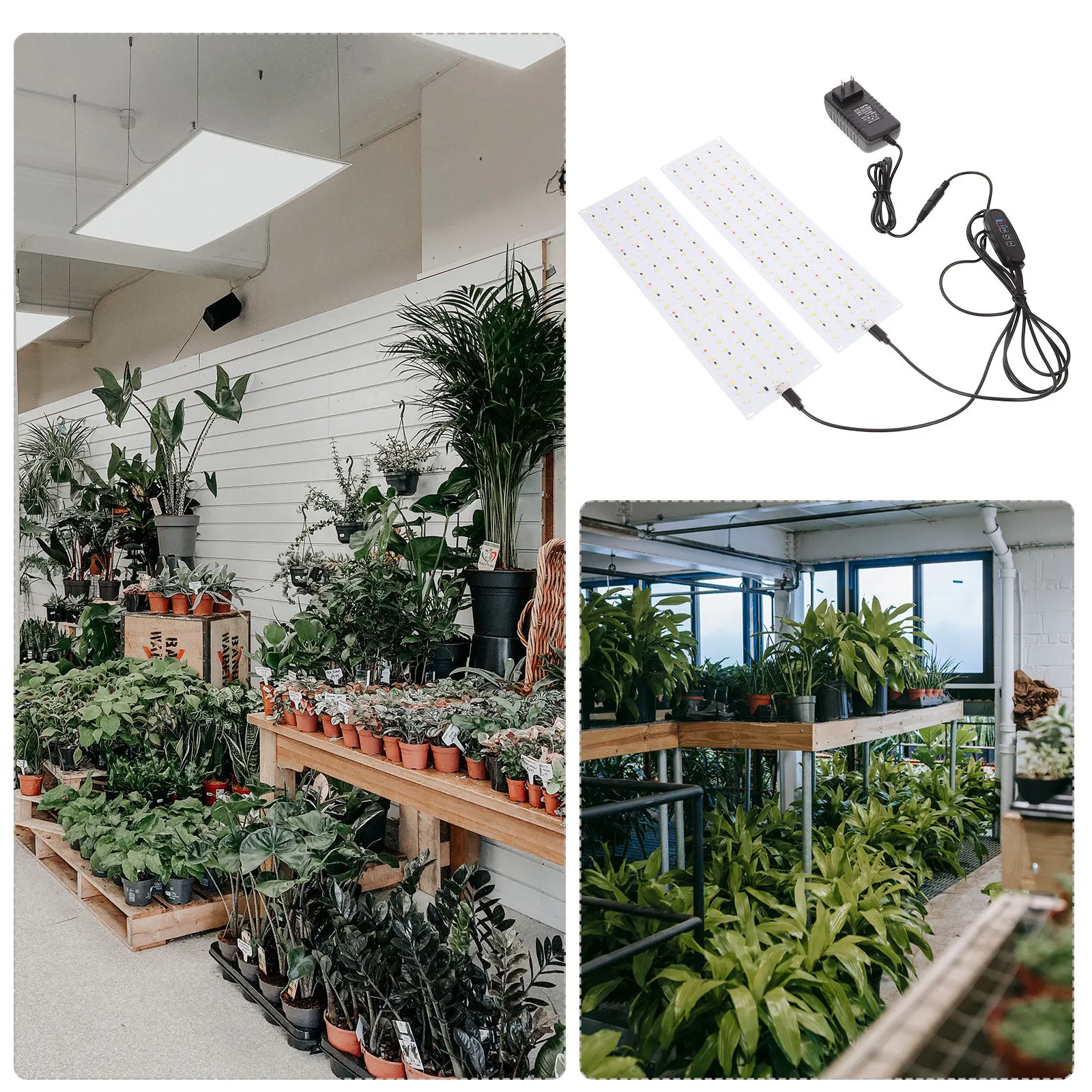 

1Set LED Plant Light Full Spectrum Grow Lamp for Indoor Plants Balcony Greenhouse Plant Lights Grow Lights for Indoor Plants