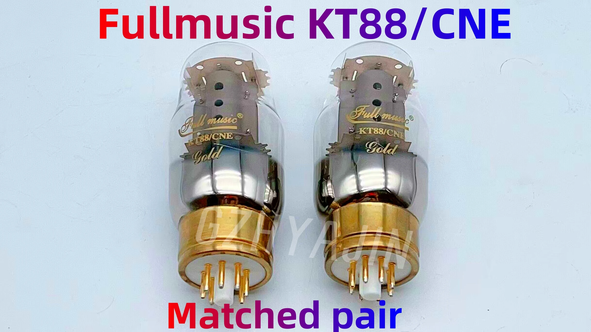 Free shipping  2 PCS KT88 Full True TJ Fullmusic KT88 CNE Series Electronic Tube High Power Graphite Screen Excellent Sound