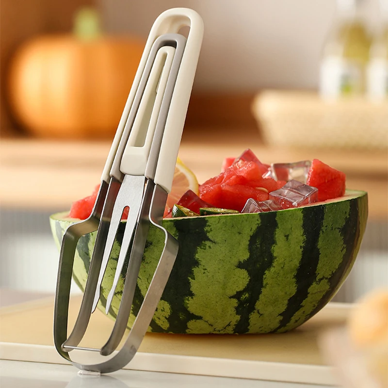 

Watermelon Carving Knife, Slicer Cutter, Scoop Fruit Platter, Dig Pulp Separator, Kitchen Tools, Home Gadgets