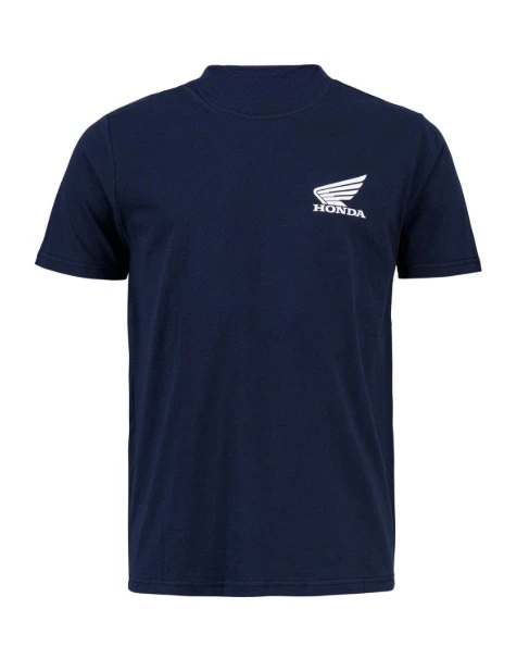 

Мужская футболка Honda, летняя, простой дизайн, с круглым вырезом, с коротким рукавом, повседневная одежда, логотип с крыльями, гоночный автомобиль