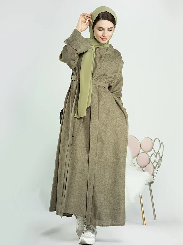 

Рамадан Ид мусульманское женское платье Абая, элегантное марокканское вечернее платье Абая, элегантное молитвенное платье-халат, мусульманское платье макси, Vestidos 2026