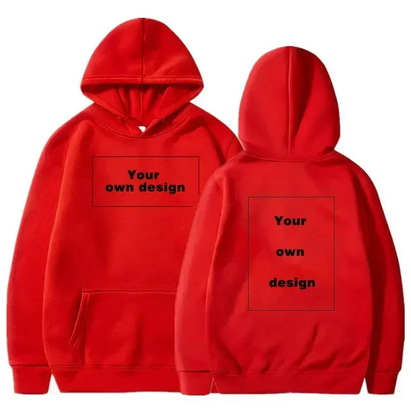 Sudadera con capucha personalizada con logotipo personalizado, sudadera cómoda de algodón con texto impreso, informal para estudiantes, bricolaje