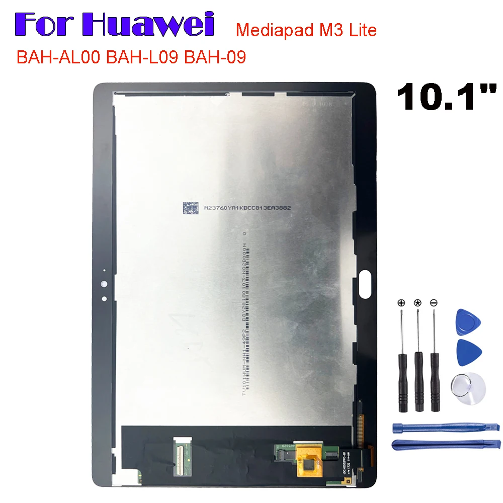 Новинка, ЖК-дисплей 10,1 дюйма для Huawei Mediapad M3 Lite 10 BAH-AL00 BAH-W09, сенсорный экран с цифровым преобразователем в сборе