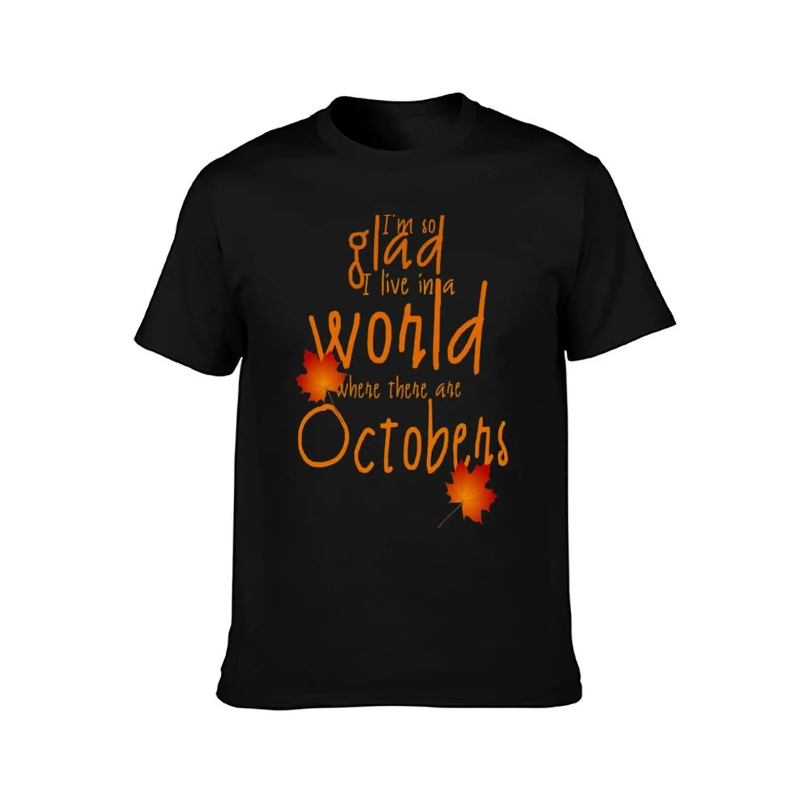 Anne of Green Gables-Inspired Where There Are Octobers T-Shirt Moisture Wicking Athletic T-Shirt