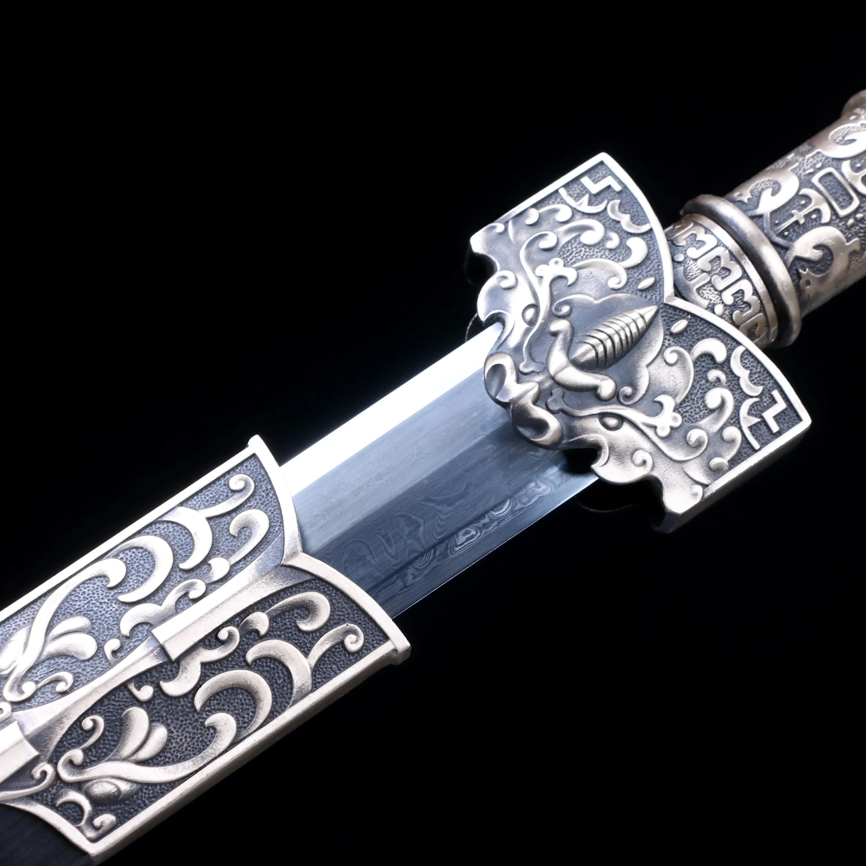 

108 cm Medieval Vampire Dead Sword katana full tang Damascus Steel Battle Preparation Samurai Sword Ninja Kung Fu Martial Arts
