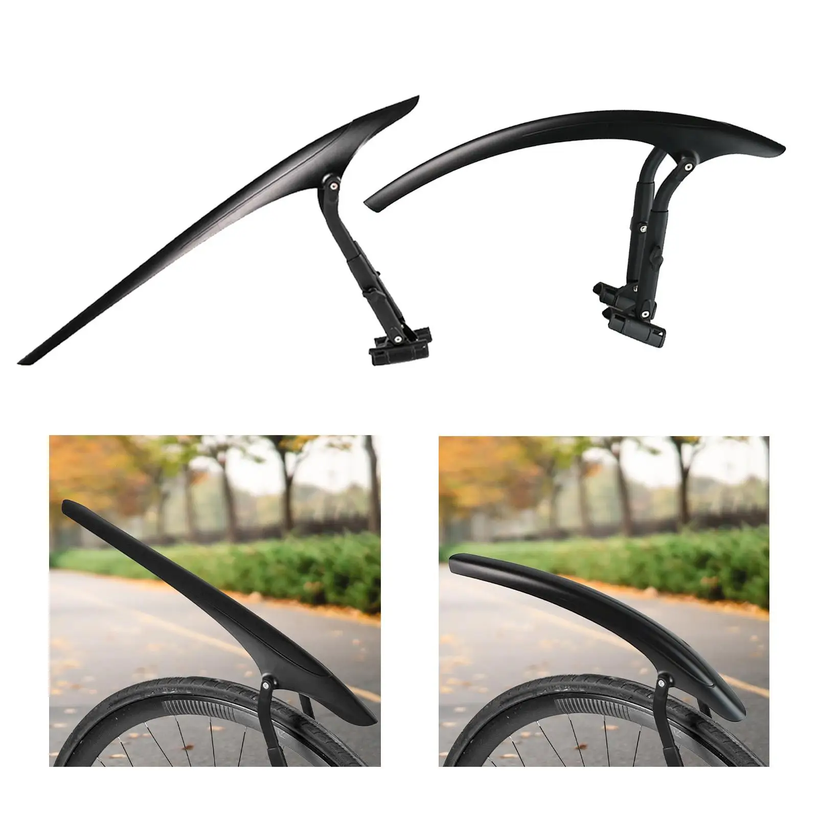 Bike Mudguard Front Rear Set Mudflap Accessory Equipment Supplies Bike Front & Rear Fenders Mud Guard for Outdoor Road Bikes