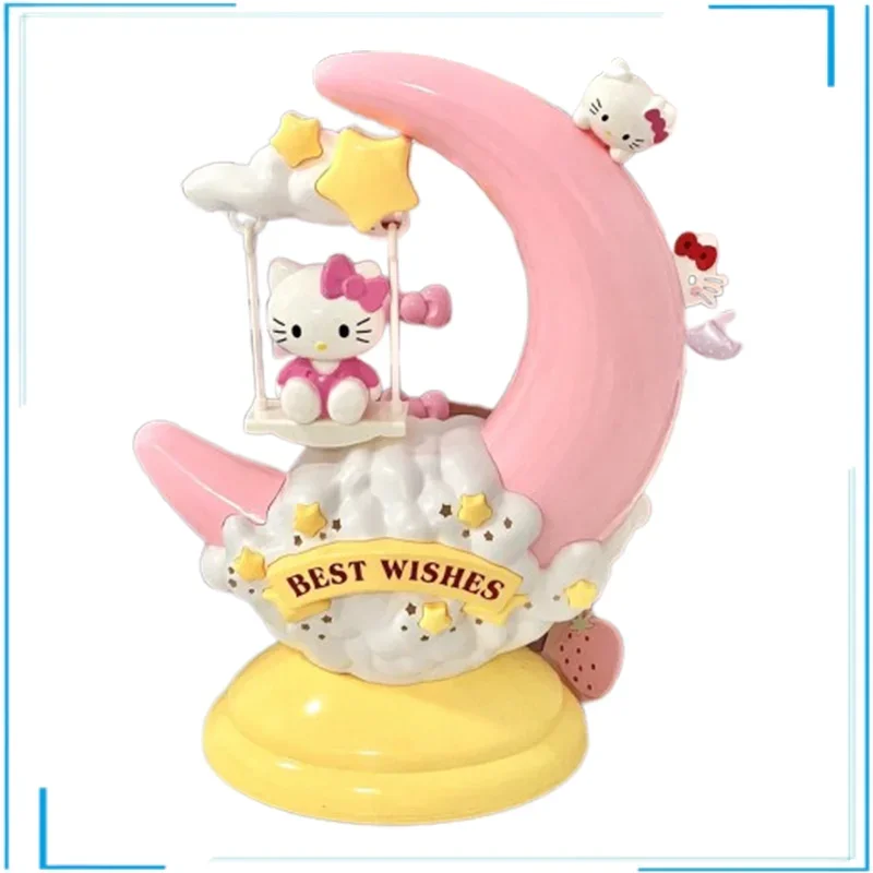 

Hello Kitty Doraemon Night Lamp Different Style Models Film Characters Anime Figures Active Joint Desktop Decoration