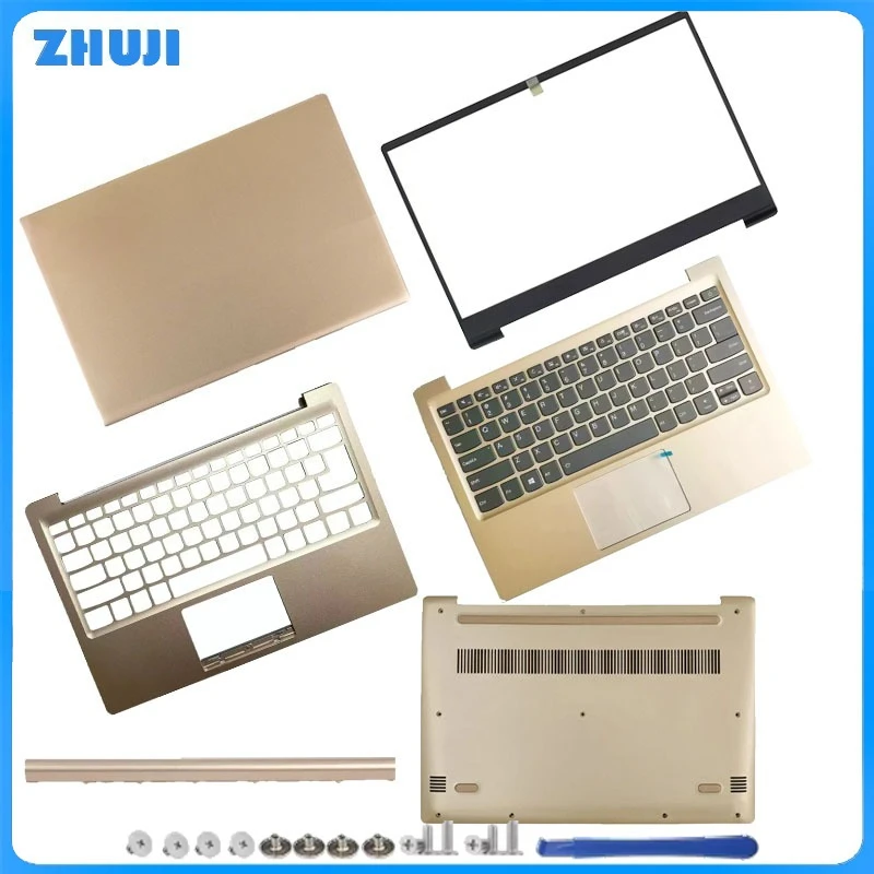 

For Ideapad 320S-13 7000-13 320S-13ISK 320S-13IKB NEW Laptop LCD Back Cover Front bezel Palmrest Bottom Hinge Gold