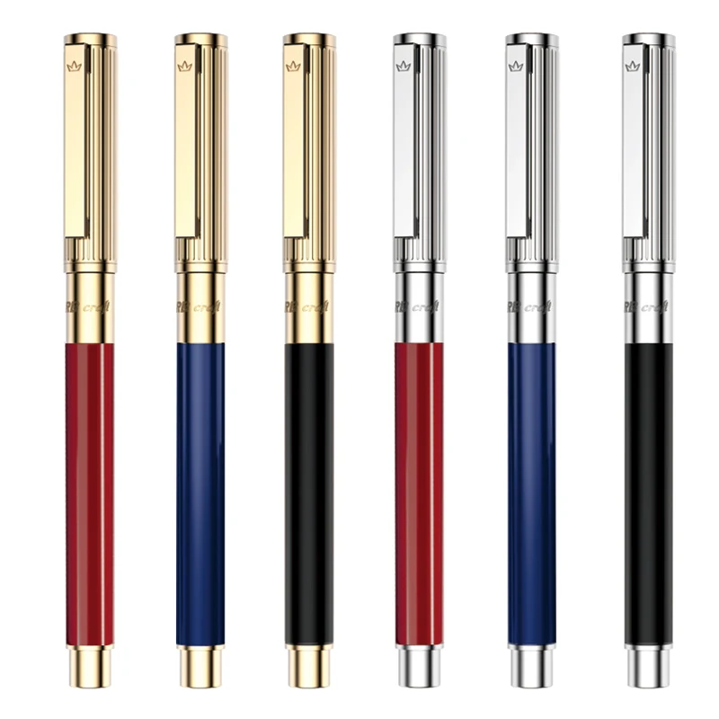 Imagem -04 - Darb-luxo Rollerball Pen para Escrever Chapeamento de Ouro 24k Alta Qualidade Metal Pen Escritório do Negócio Presente