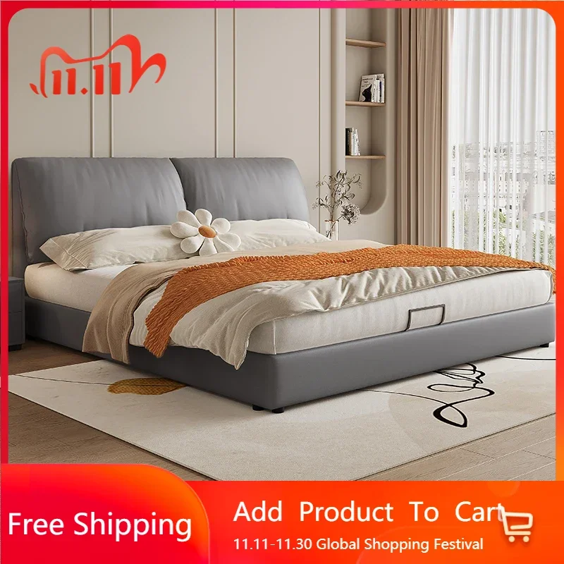 

Роскошные современные кровати для спальни, уникальные двуспальные двуспальные кровати King, скандинавские винтажные кровати Recamaras Matrimoniales Completas Muebles, мебель для дома