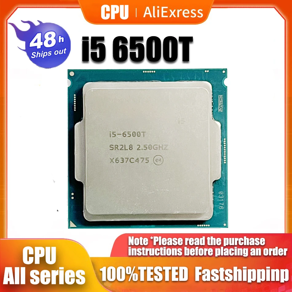 Used  Core i5 6500T 2.5GHz Quad-Core Four-Thread...Used  Core i5 6500T 2.5GHz Quad-Core Four-Thread CPU Processor 6M 3