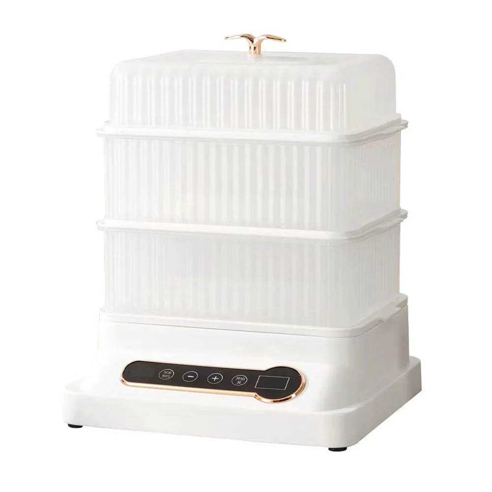 Cuiseur vapeur électrique multifonctionnel, cuiseur à vapeur à trois couches, entièrement automatique, machine à petit-déjeuner, ménage