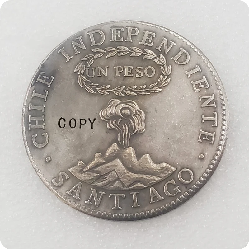 1817 Chile 1 Peso (Santiago) Copy Coin