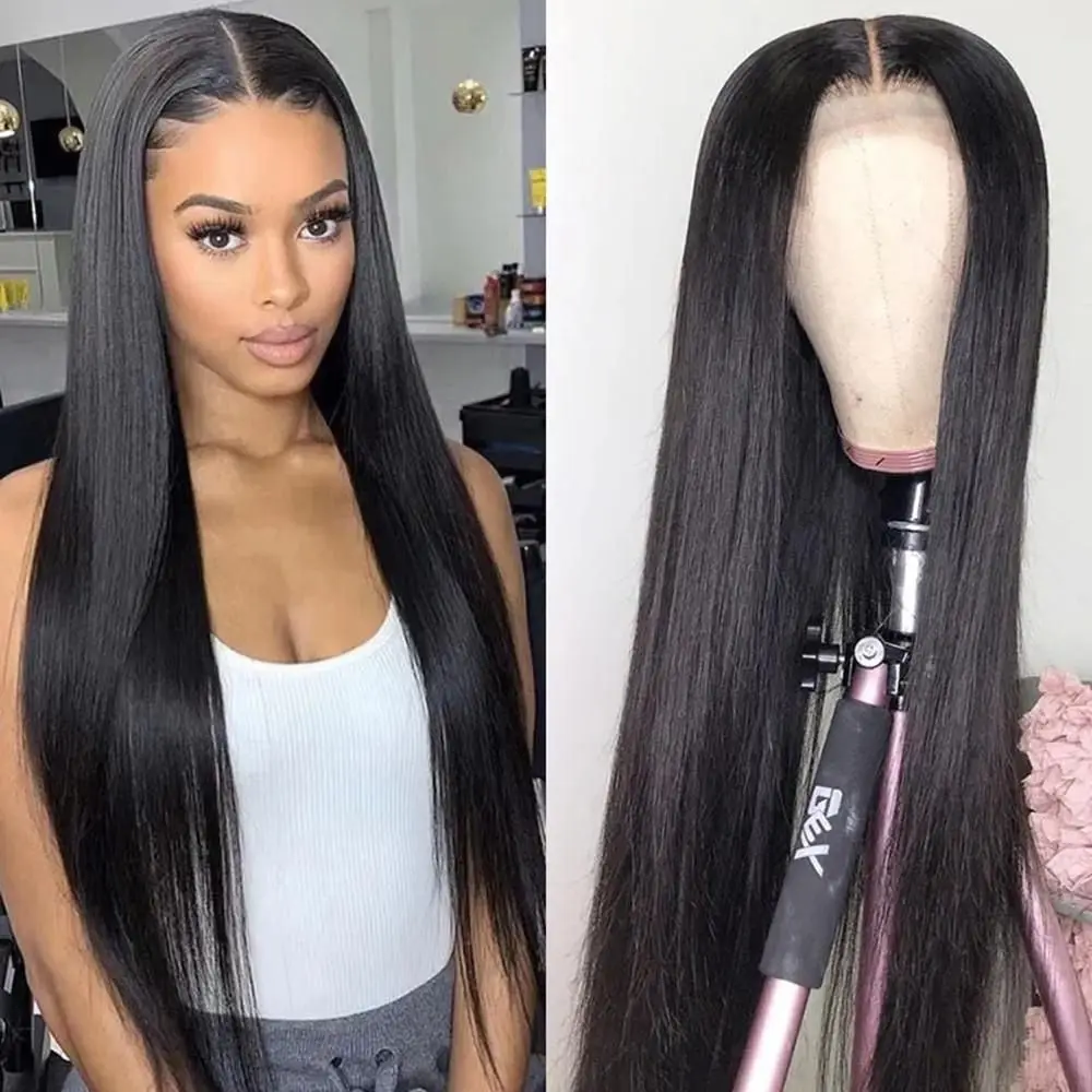 Tracy Hair Glueless Wig PrePlucked Wear and Go Glueless Wigs For Women 6x4 HD Lace Closure Wigs Straight Human Hair Wigs On Sale