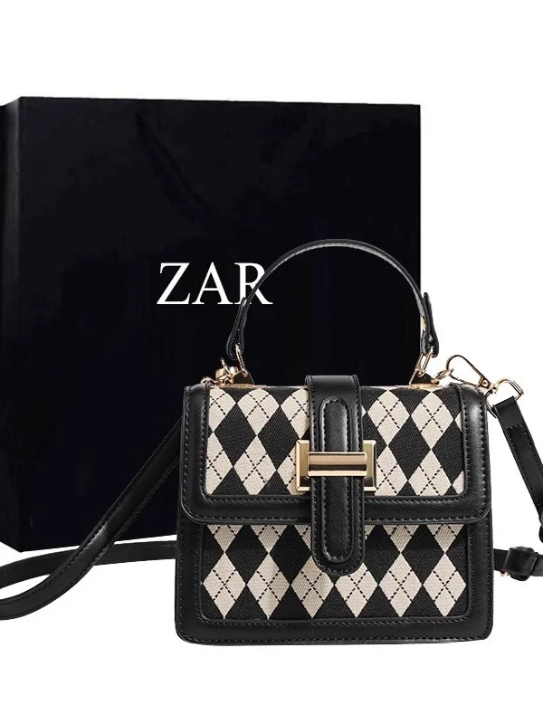 

Сводная оригинальная женская сумка, шикарная сумка через плечо с цепочкой, новинка 2025, сумка на одно плечо, квадратная коробка из искусственной кожи