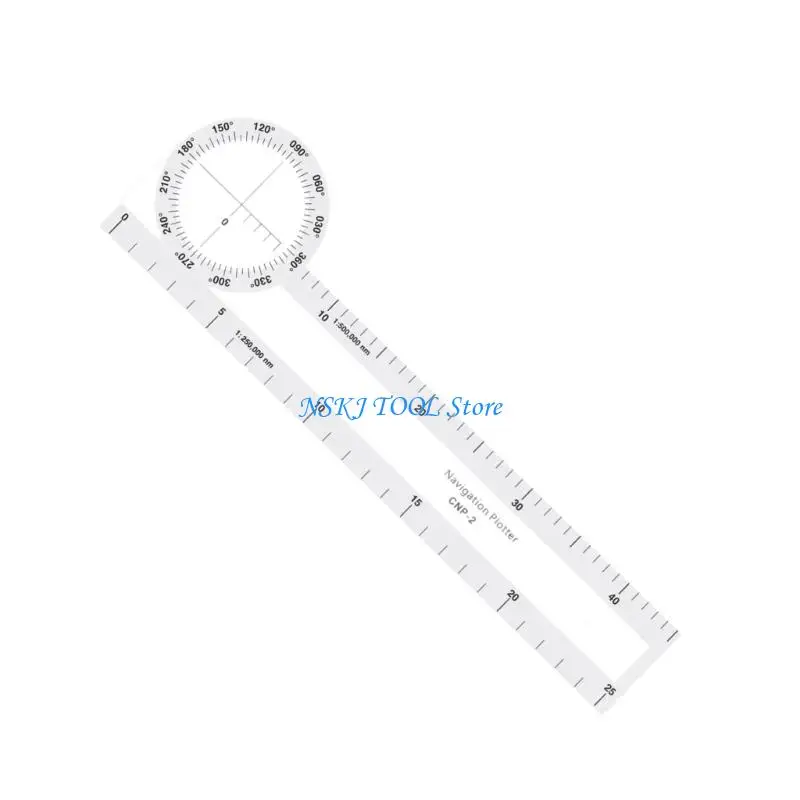 L8RC Lightweight Navigation Calculation Plotting Scale for Flight Marine Training Incorporating Electronic Backup Slide Ruler