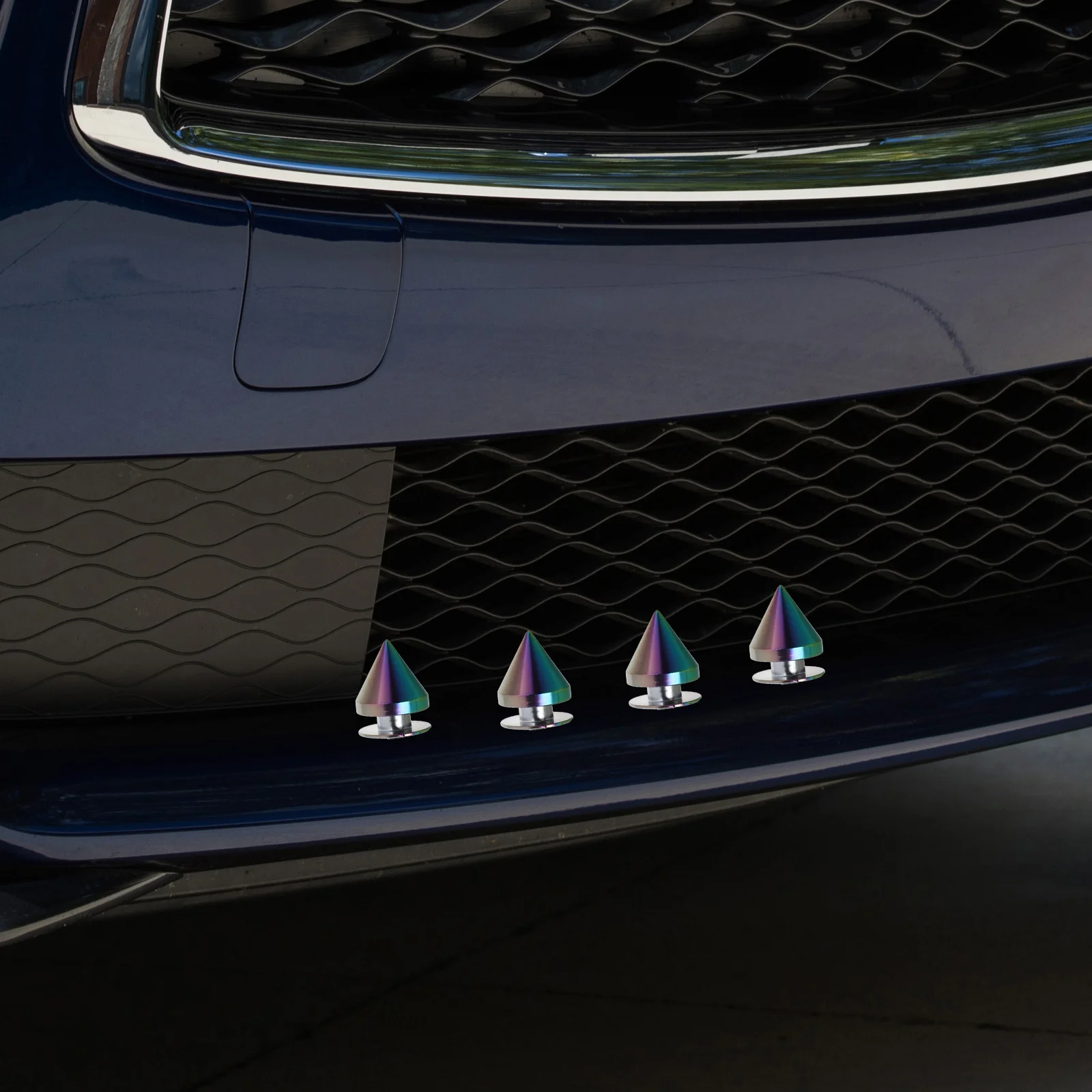 

1 set 1 Set Quick Release Bumper Screws For Car Front Rear Bumper Fasteners Metal Bolt Kit Durable Aluminum Alloy Auto Body