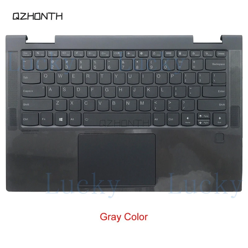 

f for Lenovo Yoga 7-14 Yoga 7-14ITL5 82BH DM Palmrest Upper Case with Backlit Keyboard