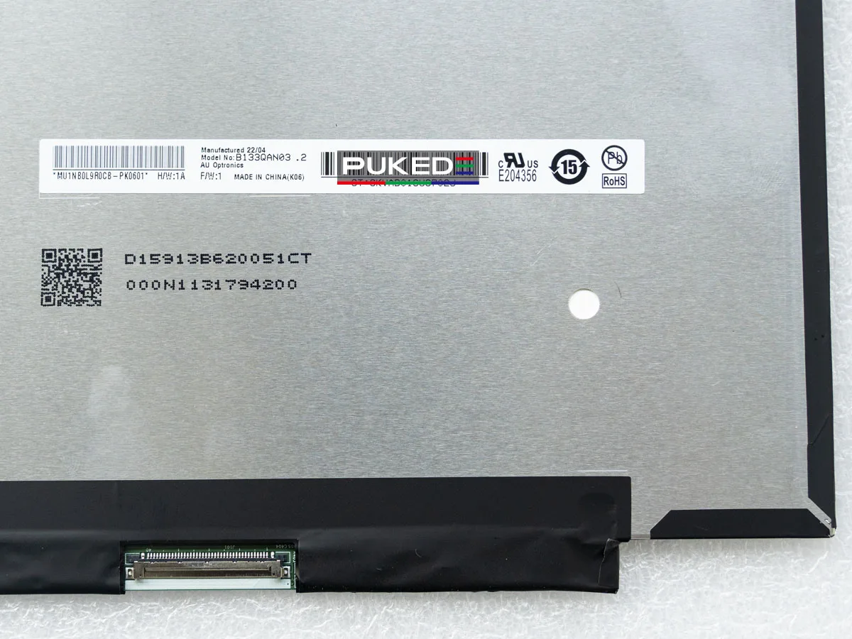 Imagem -03 - Substituição da Tela do Portátil do Lcd 40 Pinos Novo Original Categoria a B133qan03.2 Ne133qdm-n61 2560x1600